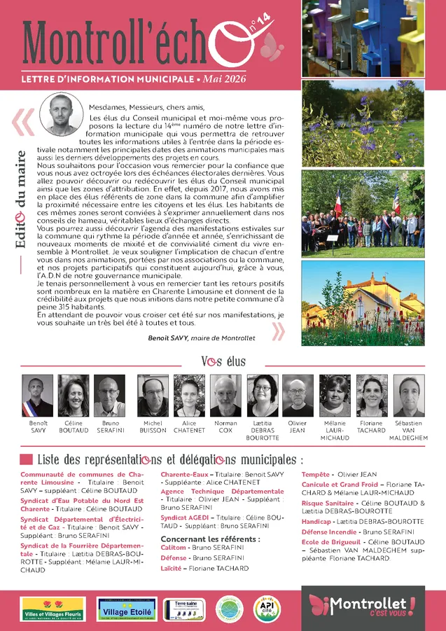 Couverture — Montroll’Écho n° 14