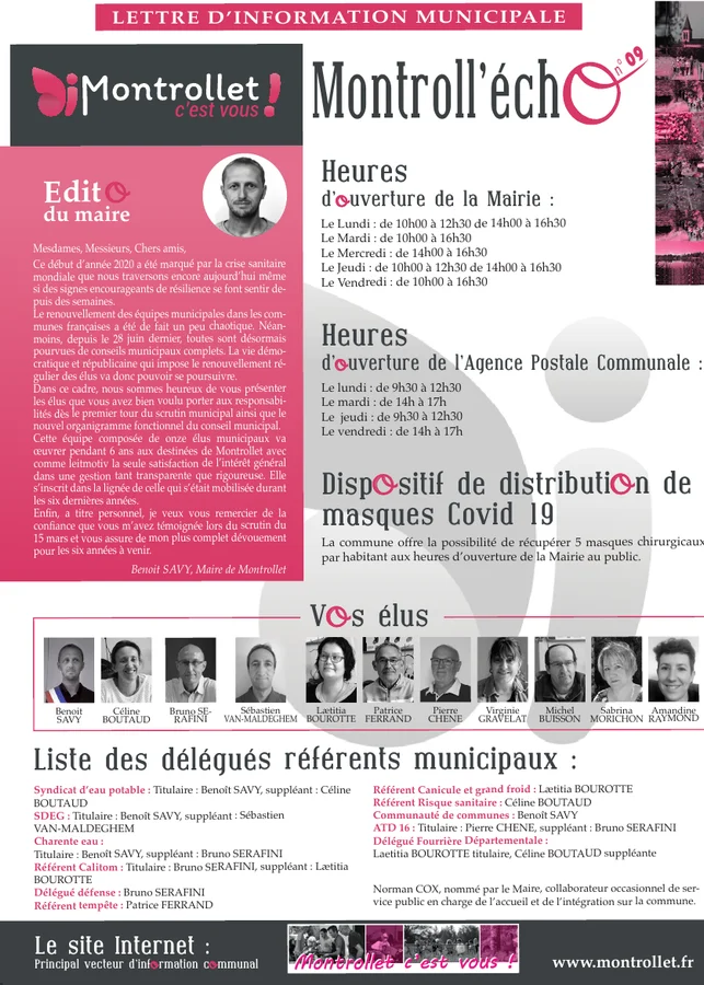 Couverture — Montroll’Écho n° 9