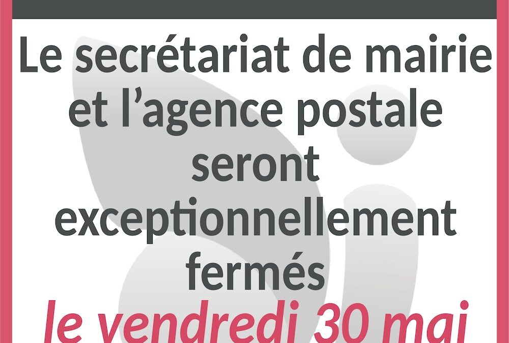 Fermeture Mairie