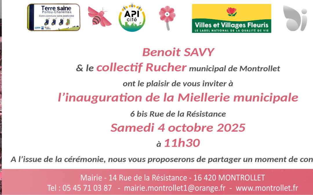 Inauguration de la miellerie