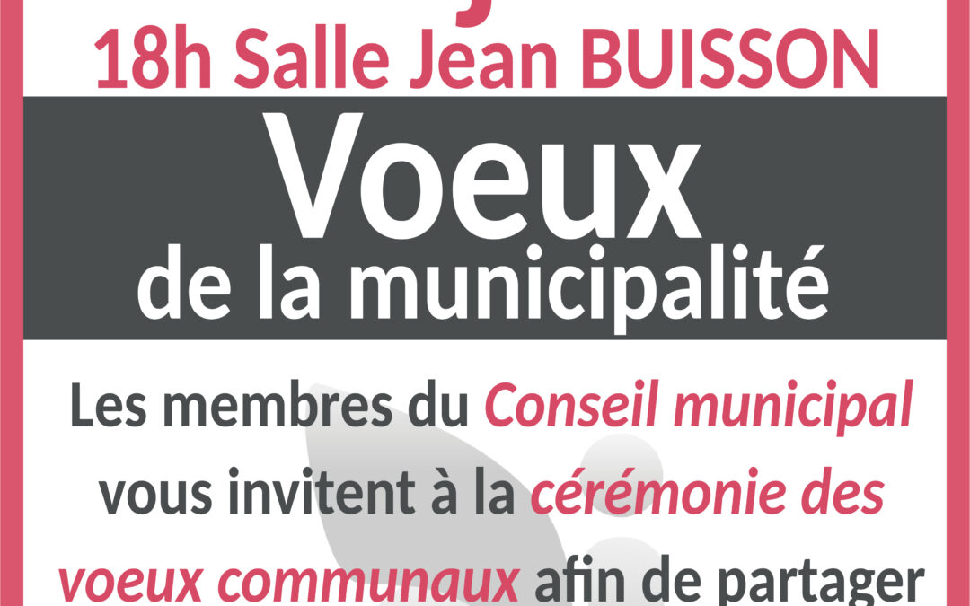 Voeux de la municipalité