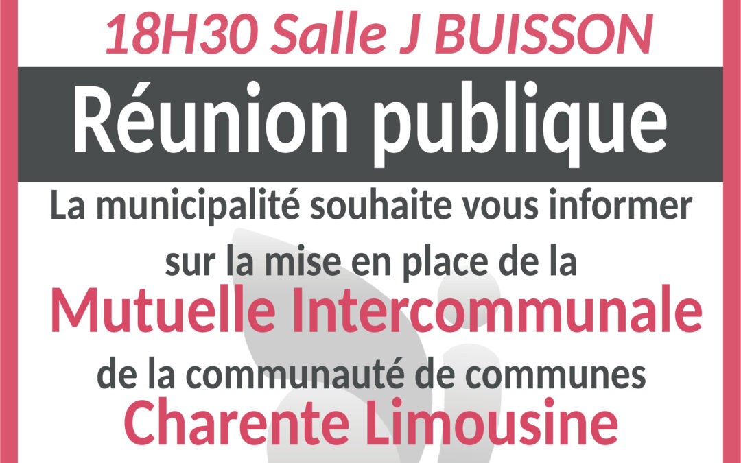 Réunion publique