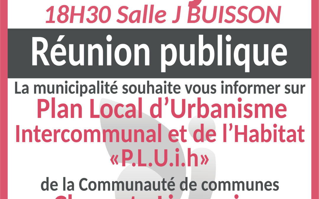 Réunion publique
